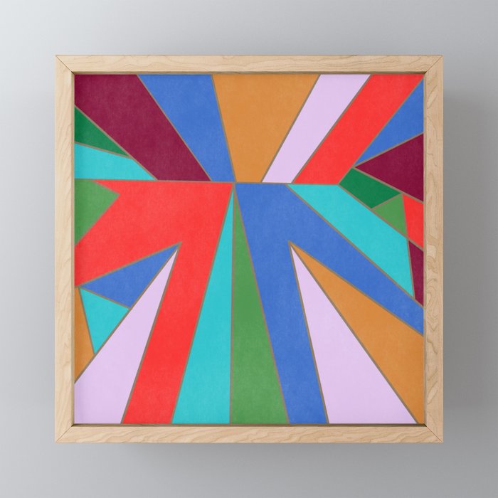 Abstract Geometric Mini Art Print Gallery Image 1