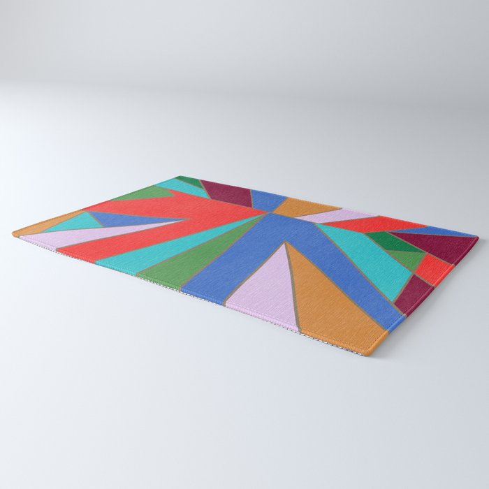 Abstract Geometric Rug Gallery Image 3