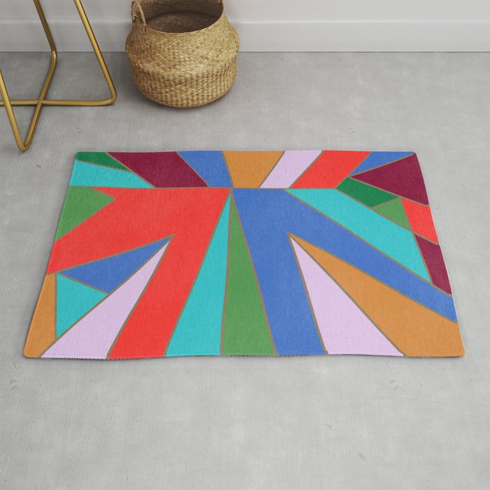 Abstract Geometric Rug Gallery Image 1