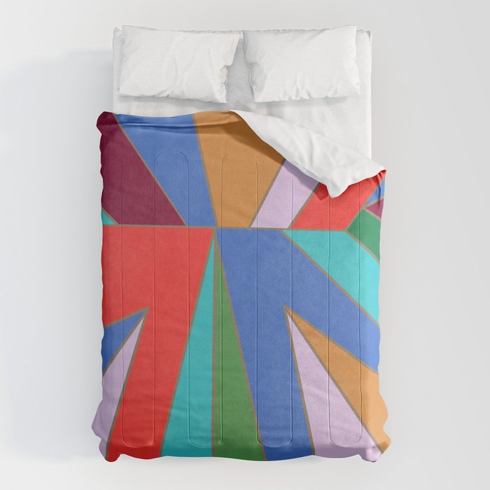 Abstract Geometric Comforter Gallery Image 1