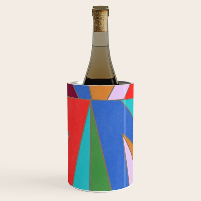 Abstract Geometric Wine Chiller Gallery Image 1
