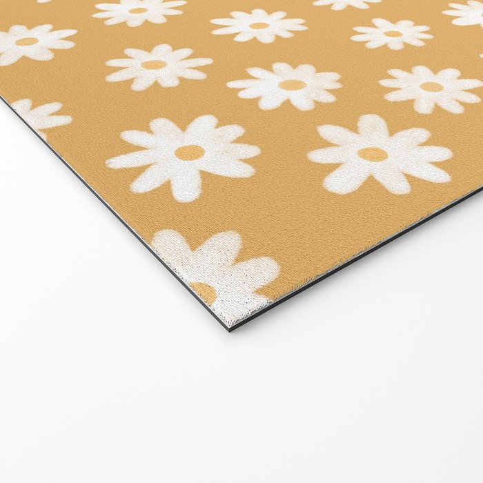 Yellow Daisy Fields  Welcome Mat Gallery Image 2