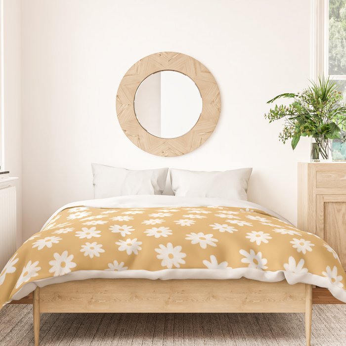 Yellow Daisy Fields  Duvet Cover Gallery Image 3