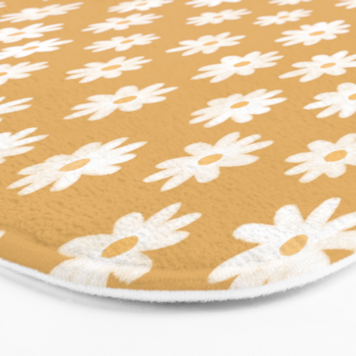 Yellow Daisy Fields  Bath Mat Gallery Image 3