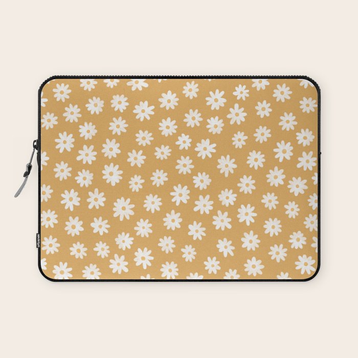 Yellow Daisy Fields  Laptop Sleeve Gallery Image 1