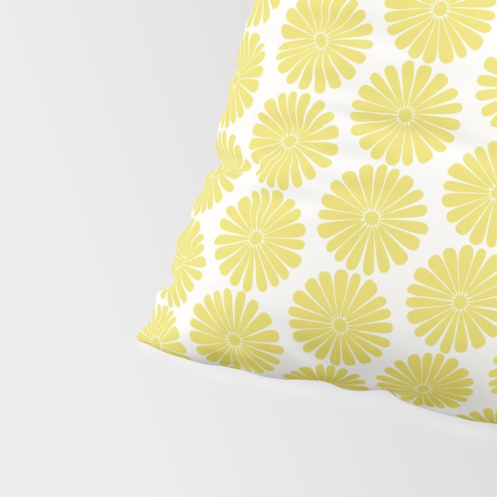 Floral Daisy Pattern XVIII Pillow Sham Gallery Image 4