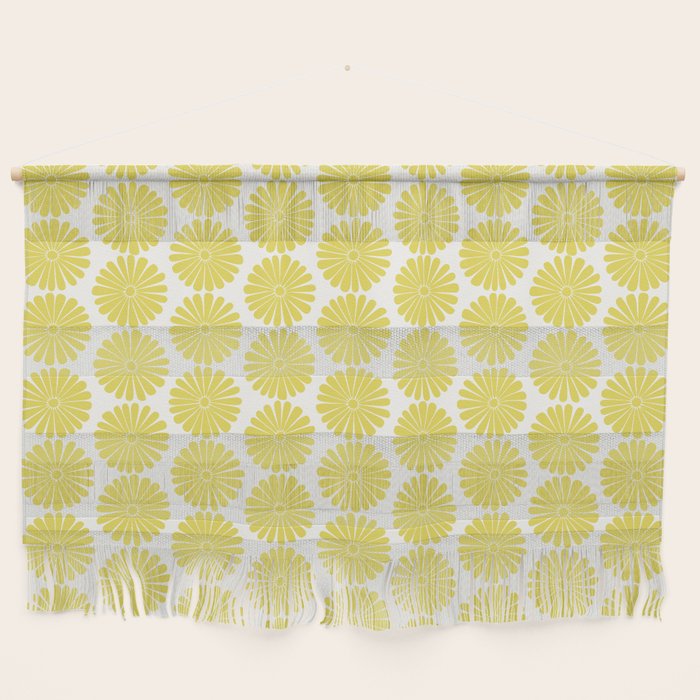 Floral Daisy Pattern XVIII Wall Hanging Gallery Image 1