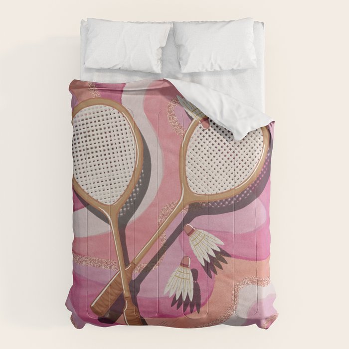 Badminton Retro Swirls Comforter Gallery Image 1