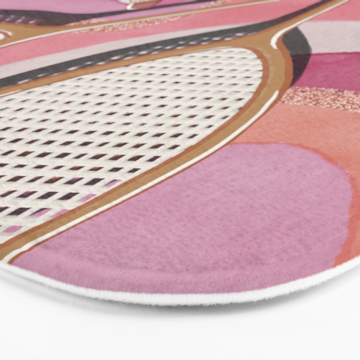 Badminton Retro Swirls Bath Mat Gallery Image 3