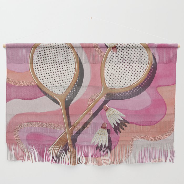 Badminton Retro Swirls Wall Hanging Gallery Image 1
