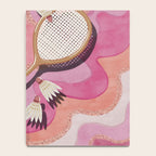 Badminton Retro Swirls Notebook Gallery Image 4