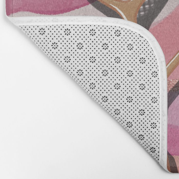 Badminton Retro Swirls Bath Mat Gallery Image 2