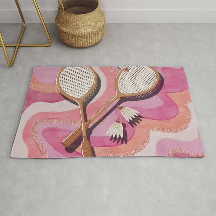 Badminton Retro Swirls Rug Gallery Image 1