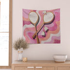 Badminton Retro Swirls Wall Tapestry Gallery Image 2