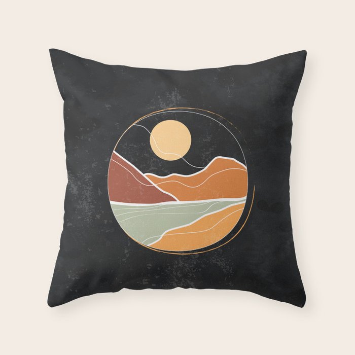 Night, Cowboy Throw Pillow Gallery Image 6