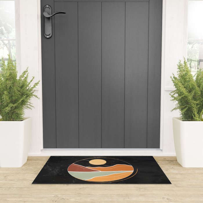 Night, Cowboy Welcome Mat Gallery Image 3
