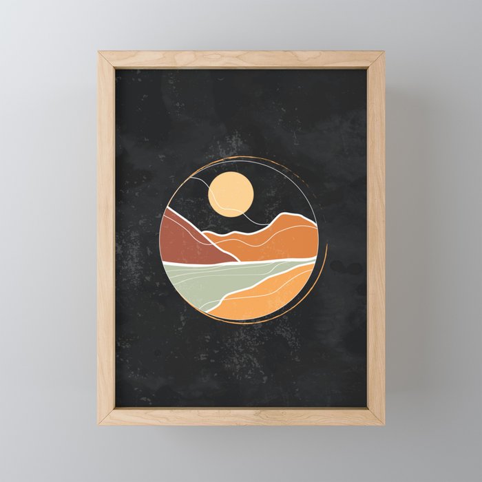 Night, Cowboy Mini Art Print Gallery Image 1
