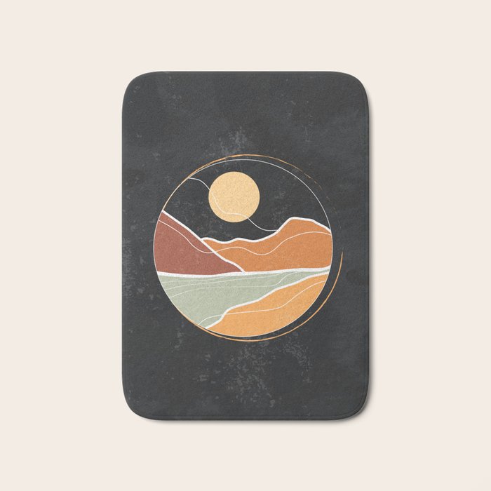 Night, Cowboy Bath Mat Gallery Image 1