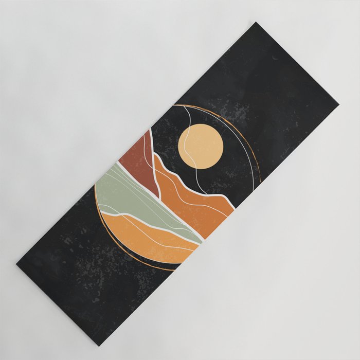 Night, Cowboy Yoga Mat Gallery Image 1