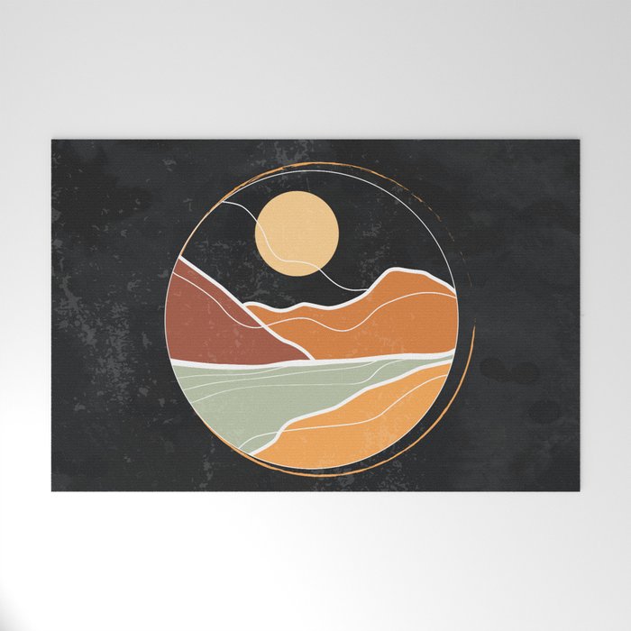 Night, Cowboy Welcome Mat Gallery Image 1