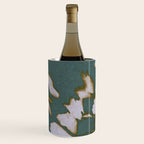 Botanical Whispers / Cyan & Green Wine Chiller Gallery Image 1
