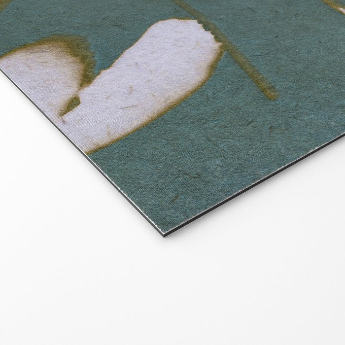 Botanical Whispers / Cyan & Green Welcome Mat Gallery Image 2