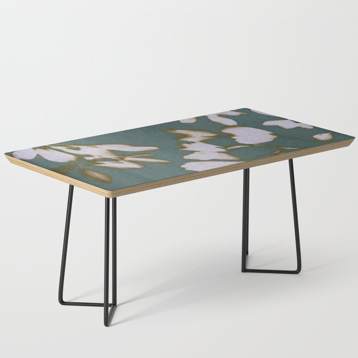 Botanical Whispers / Cyan & Green Coffee Table Gallery Image 1