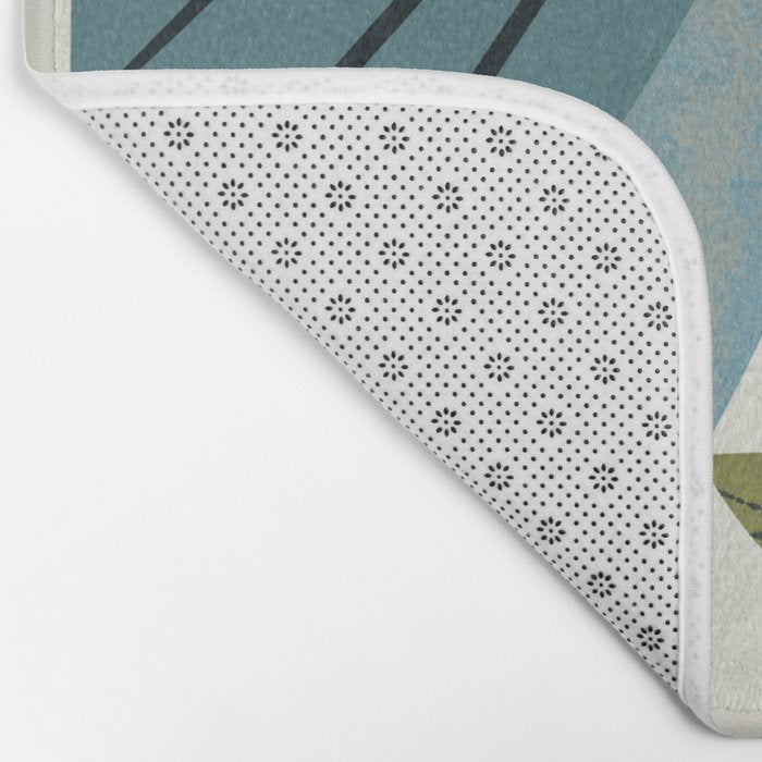 Blue Heron, Green Marsh Bath Mat Gallery Image 2