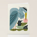 Blue Heron, Green Marsh Stationery Card Gallery Image 2