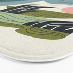 Blue Heron, Green Marsh Bath Mat Gallery Image 3