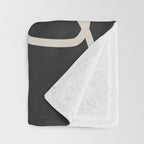 Abstract Face Line Art 04 Throw Blanket Gallery Image 3