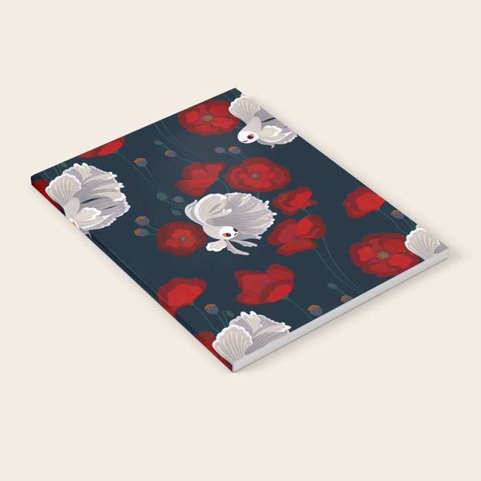 Bettas and Poppies Notebook Gallery Image 2