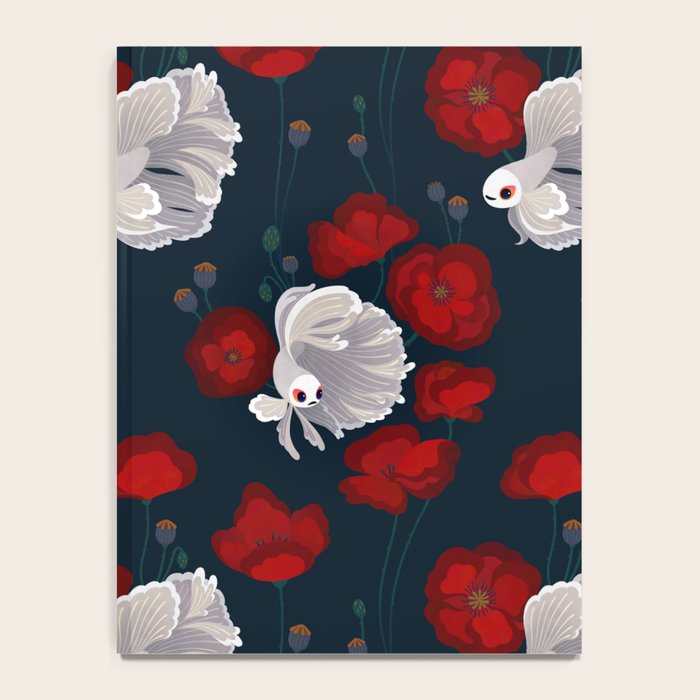 Bettas and Poppies Notebook Gallery Image 4