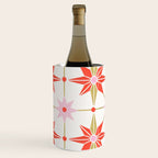 Starburst Mosaic - Coral & Gold Palette Wine Chiller Gallery Image 2