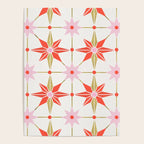 Starburst Mosaic - Coral & Gold Palette Poster Gallery Image 4