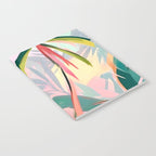 Tropical Jewels, Pastel Jungle Botanical Pastel, Bohemian Eclectic Plants Palms, Exotic Forest Nature Painting Notebook Gallery Image 2