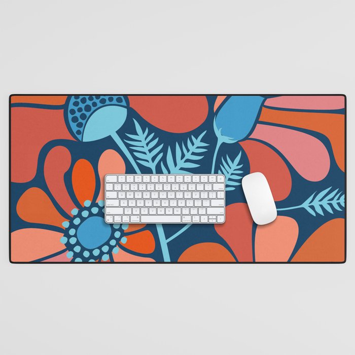 Flower Power IV Desk Mat Gallery Image 1
