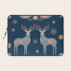 Nordic Winter Blue Laptop Sleeve Gallery Image 1