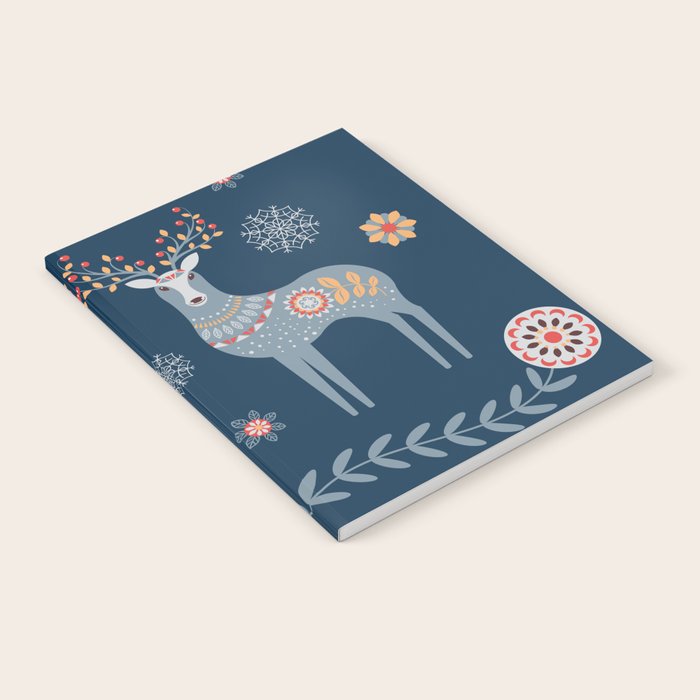 Nordic Winter Blue Notebook Gallery Image 2