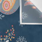 Nordic Winter Blue Wall Tapestry Gallery Image 3