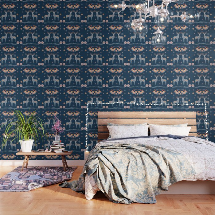 Nordic Winter Blue Wallpaper Gallery Image 3