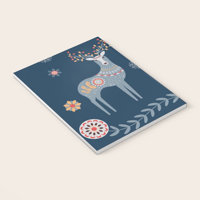 Nordic Winter Blue Notebook Gallery Image 3