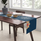 Nordic Winter Blue Table Runner Gallery Image 2