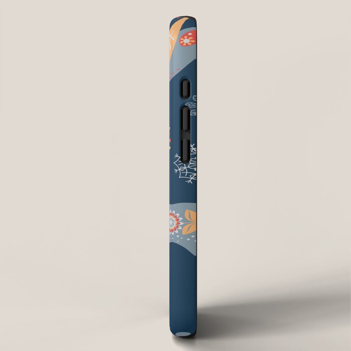 Nordic Winter Blue iPhone Case Gallery Image 2