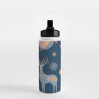 Nordic Winter Blue Water Bottle Gallery Image 2