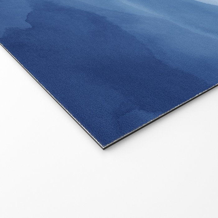 Abstract Watercolor Blue, Watercolor Mountains, Art Print By Synplus Welcome Mat Gallery Image 2