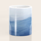 Abstract Watercolor Blue, Watercolor Mountains, Art Print By Synplus Coffee Mug Gallery Image 4