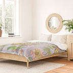 Butterfly Purple Garden Duvet Cover Gallery Image 2