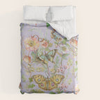 Butterfly Purple Garden Duvet Cover Gallery Image 6