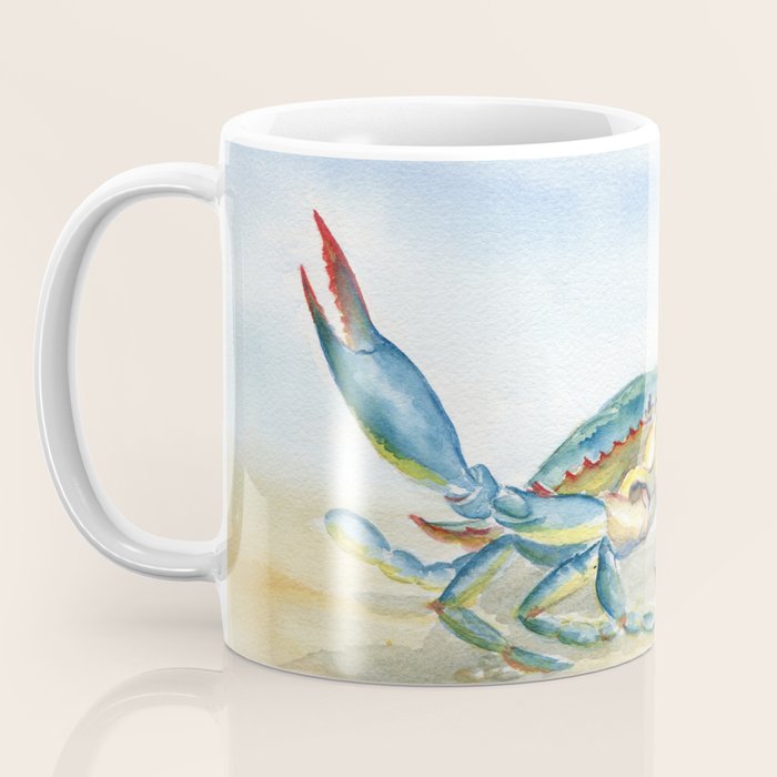 Colorful Blue Crab 2 Coffee Mug Gallery Image 3
